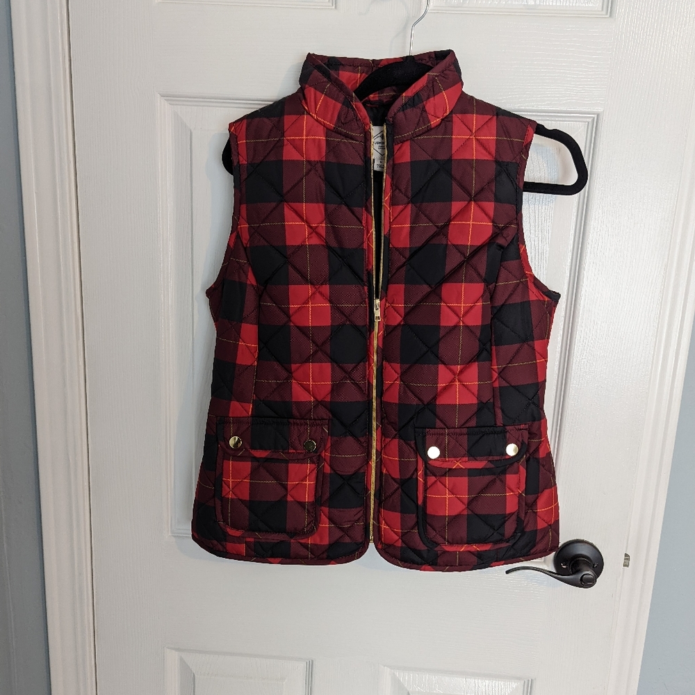 Buffalo Plaid Puffer Vest